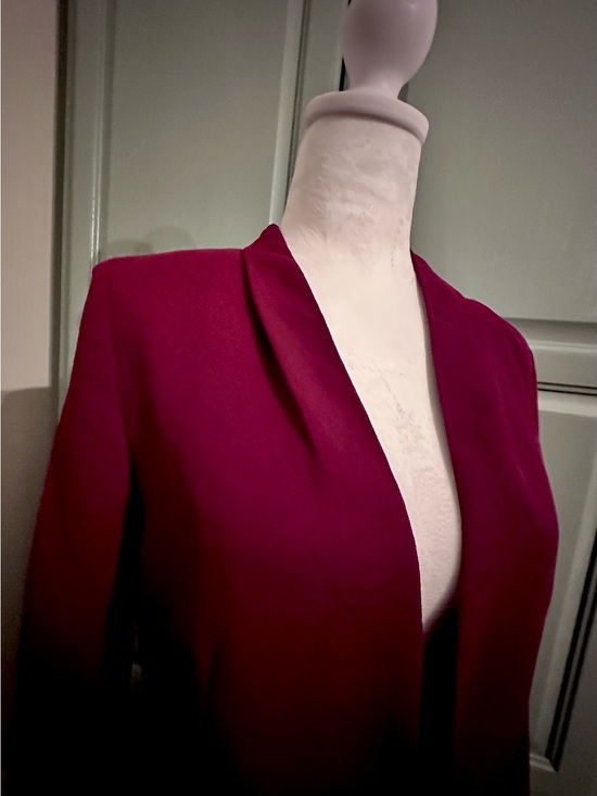 Babaton Jackets & Blazers - Babaton Red Open-Front Blazer Jacket